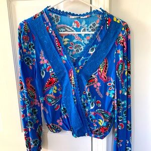 NWT Printed blouse
